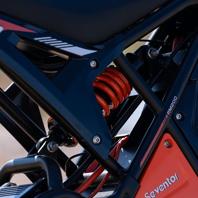 Seventor RM200 Electric Dirt Bike – EEC Approved, 1500W, 45 km/h & 60V 27Ah Battery - Orange