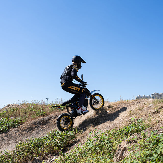 Seventor RM200 Electric Dirt Bike – EEC Approved, 1500W, 45 km/h & 60V 27Ah Battery - Yellow