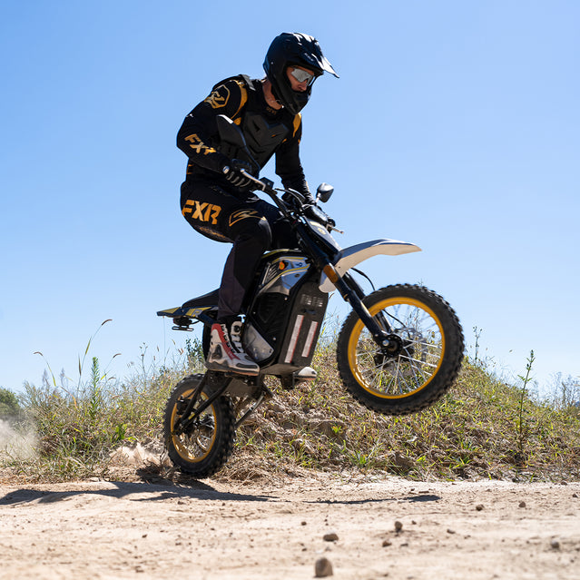 Seventor RM200 Electric Dirt Bike – EEC Approved, 1500W, 45 km/h & 60V 27Ah Battery - Yellow