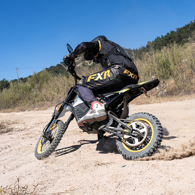 Seventor RM200 Electric Dirt Bike – EEC Approved, 1500W, 45 km/h & 60V 27Ah Battery - Yellow