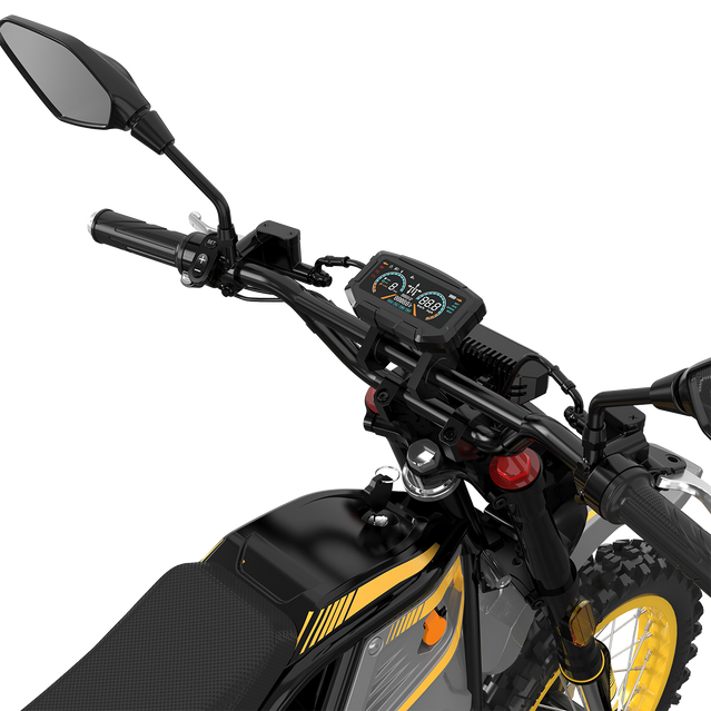Seventor RM200 Electric Dirt Bike – EEC Approved, 1500W, 45 km/h & 60V 27Ah Battery - Yellow