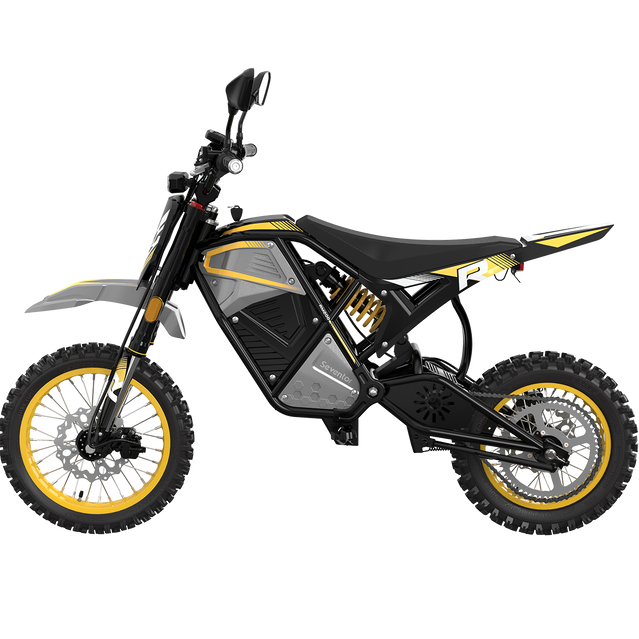Seventor RM200 Electric Dirt Bike – EEC Approved, 1500W, 45 km/h & 60V 27Ah Battery - Yellow