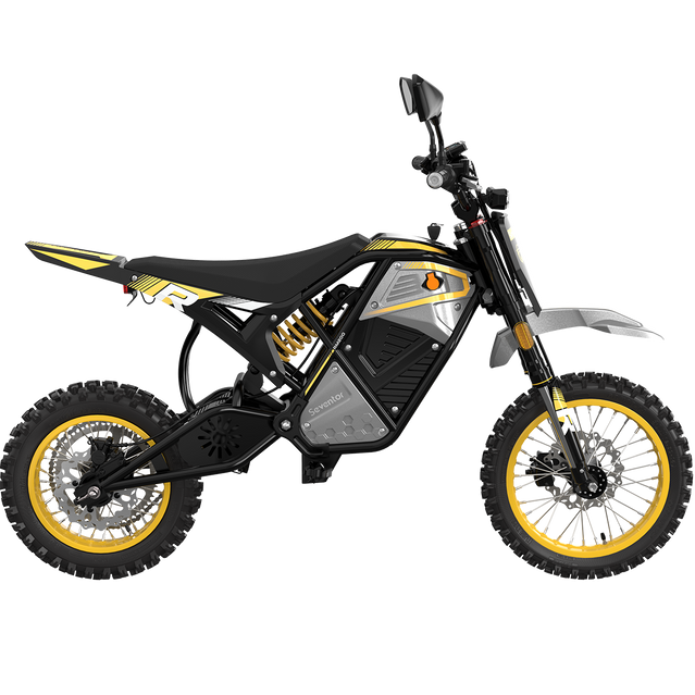 Seventor RM200 Electric Dirt Bike – EEC Approved, 1500W, 45 km/h & 60V 27Ah Battery - Yellow