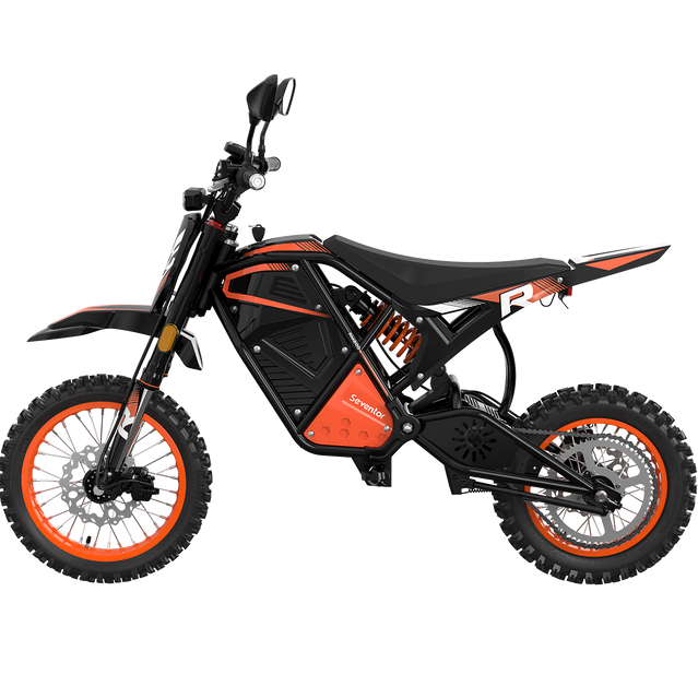 Seventor RM200 Electric Dirt Bike – EEC Approved, 1500W, 45 km/h & 60V 27Ah Battery - Orange