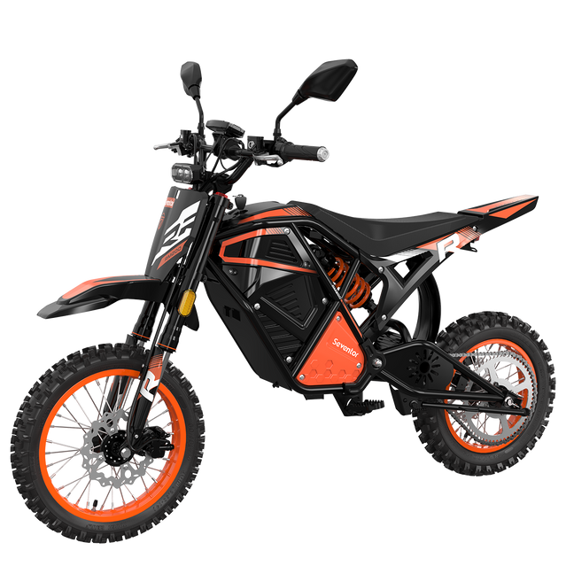 Seventor RM200 Electric Dirt Bike – EEC Approved, 1500W, 45 km/h & 60V 27Ah Battery - Orange