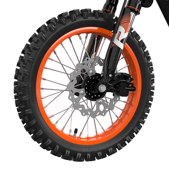 Seventor RM200 Electric Dirt Bike – EEC Approved, 1500W, 45 km/h & 60V 27Ah Battery - Orange